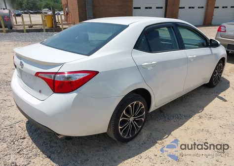 2016 Toyota Corolla S Plus z USA, uszkodzony, nr VIN 5YFBURHE4GP505153